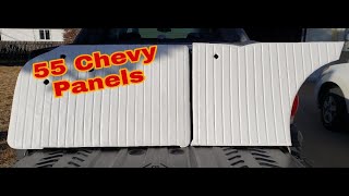 Door Panels Upholstered For a 1955 Chevy [upl. by Ruthie32]