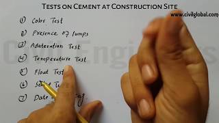 How to Check Good Quality Of Cement [upl. by Nedyrb818]