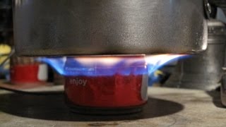 Capillary Action Stove CAS1  Isopropyl Alcohol  Boil Test 1 [upl. by Nahum752]