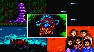 Sweet Home スウィートホーム NES Famicom  ALL 5 ENDINGS [upl. by Flavia]