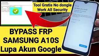 Cara Bypass Frp Samsung A10s Lupa Akun Google Semua Versi Security [upl. by Honna]