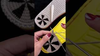 Handmade Wool Knitting Handmade crochet🧶Hook Shoes mhmc crochet shorts korea crochetstitch [upl. by Yrreg]