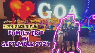 Our 4 Days Family Stay in GOA in 2024 [upl. by Fitzhugh144]