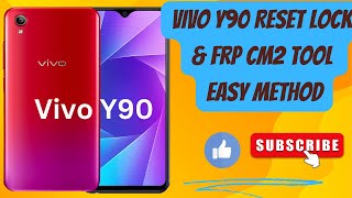 Vivo y90 1908 Pattren unlock cm2  y90 frp bypass  Vivo y90 Code unlock CM2 new Security [upl. by Lavena]