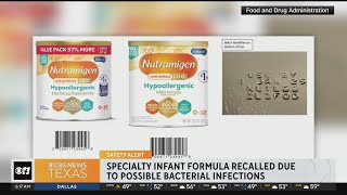 Specialty infant formula recalled [upl. by Jasmina584]