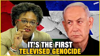 bold Barbados pm calls Israel assault on Gaza  a televised genocide [upl. by Anoik]