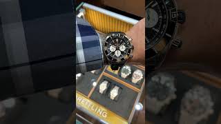 Breitling Super Chronomat Black Bezel amp Dial [upl. by Enirehs]