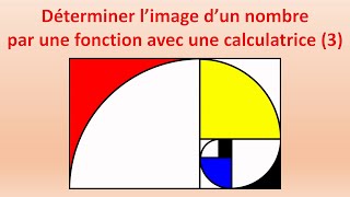 3️⃣ Déterminer l’image d’un nombre par une fonction avec une calculatrice 3 [upl. by Attenaej]