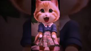 Cute Cat Dancing Video😍Ban ke Kabootari shorts viralvideo trending viralshort cute dance cat [upl. by Esilenna]