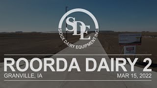 Roorda Dairy 2  Tour on Startup Day [upl. by Dnomsed]