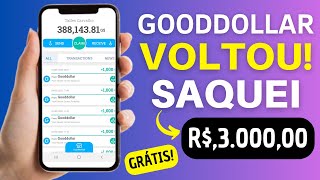 ESSE APP VOLTOU  É DE GRAÇA JÁ GANHEI R3000  APP GOODDOLLAR NOVA PROMOÇÃO PARA GANHAR DINHEIRO [upl. by Ymeraj]