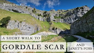 Yorkshire Dales Walks Gordale Scar and Janets Foss [upl. by Vudimir]