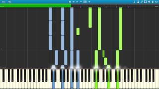 Halo 4 117  Kazuma Jinnouchi  Neil Davidge Piano Tutorial Synthesia DOWNLOAD HD 60FPS [upl. by Ynffit]