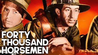 40000 Horsemen  WW1 Movie  Historical Drama Film  Classic Movie [upl. by Adnyleb]