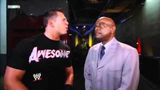 WWE Smackdown 122311 The Miz and Teddy Long Backstage HQ [upl. by Arlee]