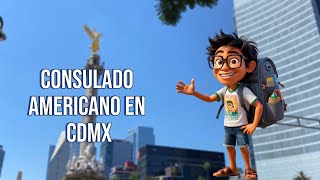 ¿Cómo ubicar embajada americana en CDMX  4K [upl. by Patt]