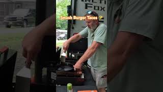 Smash Burger Tacos in the Woods nature travel adventure blackstone [upl. by Pansie]