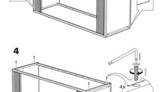 IKEA Platsa Open Shelving Unit AA 2163862 4 Instructions [upl. by Annhej]