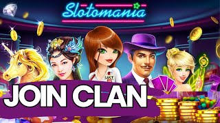 How to Join clan in slotomania 2024 [upl. by Thatch]