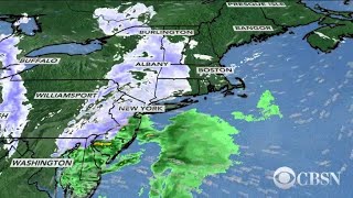 Tracking the noreasters heavy snow rain and wind [upl. by Ioyal]