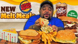 Burger Kings NEW Philly Melt amp Birthday Cake Pie REVIEW [upl. by Eigger649]