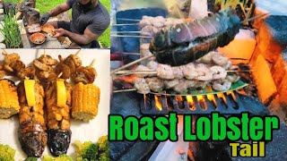 Road to glory ep 6 Lobster tail on fire 🔥 food cooking gym [upl. by Ailices]