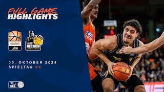 ratiopharm ulm vs MHP RIESEN Ludwigsburg  Full Game Highlights  Spieltag 04 202425 [upl. by Yelsnya178]