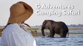 Onceinalifetime experience Gadventures Camping Safari [upl. by Atnoed]