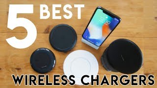 5 Best Wireless Chargers iPhone X 2018 75w Fast Charging [upl. by Otrepur918]