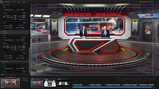 Video Tutorial  Using the Virtual Studio 115 in NewTek TriCaster® Virtual Set Editor [upl. by Dorrahs]