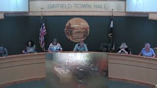 Town of Bayfield Board of Trustees Meeting 101524 [upl. by Emarej]