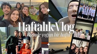 TIP FAKÜLTESİ VLOG  1 sınıfın son haftası  pcr labıacil tıp dersleri kamera arkası vlog tıp [upl. by Nylevol]