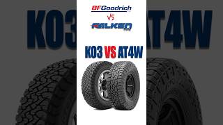 BFG KO3 VS FALKEN WILDPEAK AT4W KO3 AT4W bfgoodrich [upl. by Gnemgnok]