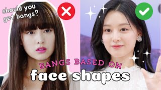 How To Choose The Right Bangs For Your Face Shape [upl. by Nerol]