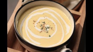 Cream of Chicken Soup  Sanjeev Kapoor Khazana [upl. by Doner]