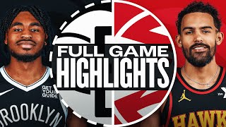 NETS at HAWKS  FULL GAME HIGHLIGHTS  October 23 2024 [upl. by Ahouh]