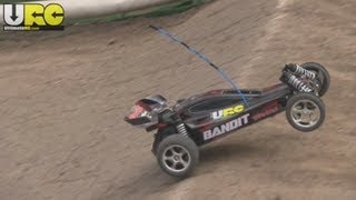 Traxxas Bandit XL5 on the track box stock setup no music [upl. by Al711]