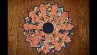 QUILT AS YOU GO  Dresden Plate Table Topper [upl. by Iralam624]