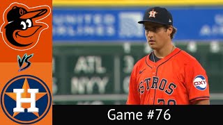 Astros VS Orioles Condensed Game 62124 [upl. by Gniw130]