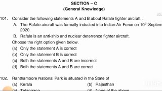 apssb chsl ldc exam 2021 gk part apssb previous year question paper [upl. by Yenial128]