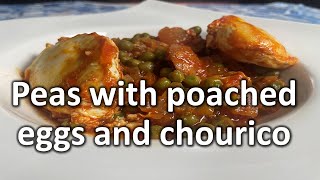 Savory Portuguese Chourico And Pea Stew  Get Ready To Fall In Love portuguesefood [upl. by Viguerie]