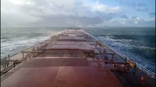 Porthole View of a Bulk Carrier [upl. by Yrakcaz]