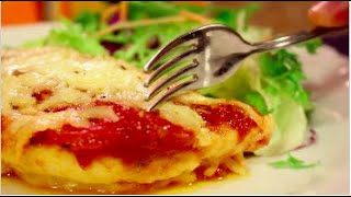 Polenta with Mozzarella Cheese and Tomate Sauce [upl. by Erdnaet]