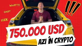 Piata CRYPTO tocmai ce a picat DAR eu am investit 750000 USD ASTAZI intro crypto moneda [upl. by Jenette]