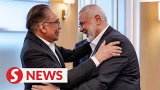 PM Anwar condemns Ismail Haniyeh assassination [upl. by Werdnael736]