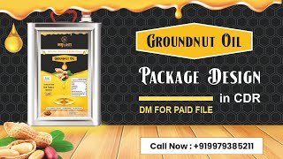 Groundnut Oil Package Design [upl. by Lexie]