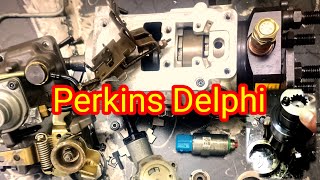 How To Clean Perkins Diesel Injectors C3 Perkins Delphi Injection Pump Removal  Tvs Cat [upl. by Herc]