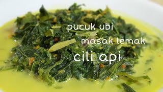 Pucuk Ubi Masak Lemak Cili Api [upl. by Dyal]