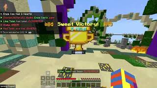 playing hive skywars with Onix client premium [upl. by Hafeetal]