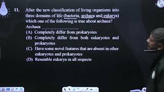 After the new classification of living organisms into three domains of life bacteria archaea a [upl. by Appolonia]